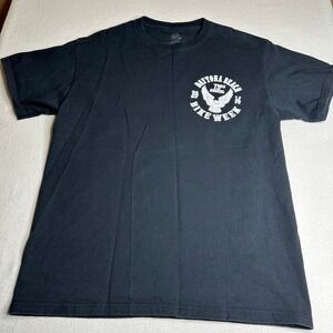 Daytona Bike Week 2014 75Th Anniversary Mens Large Black T-Shirt‎